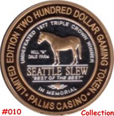 -200 Palms  Seattle Slew obv.